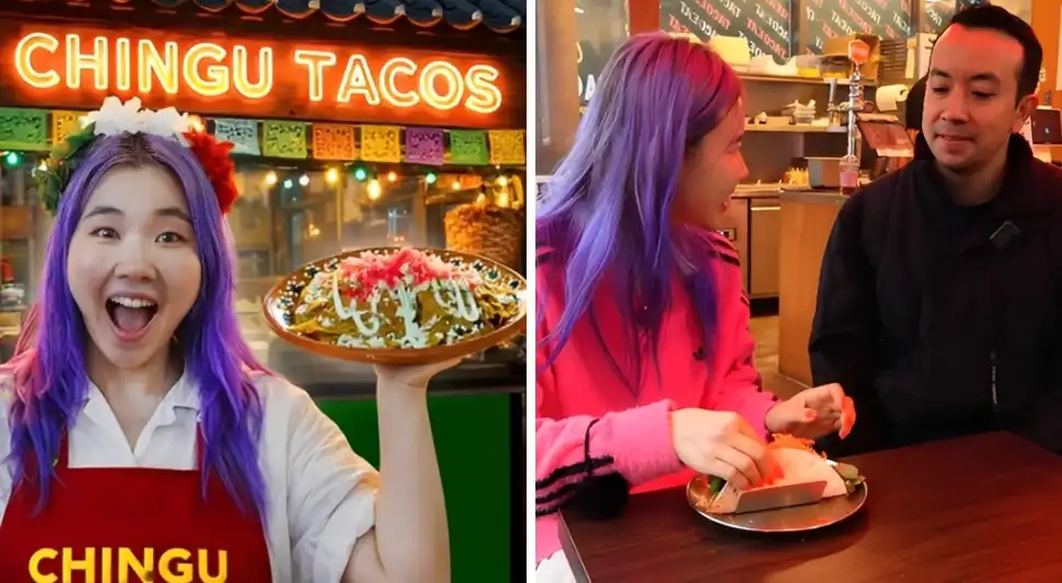 Chingu Amiga vende comida mexicana y causa polémica.