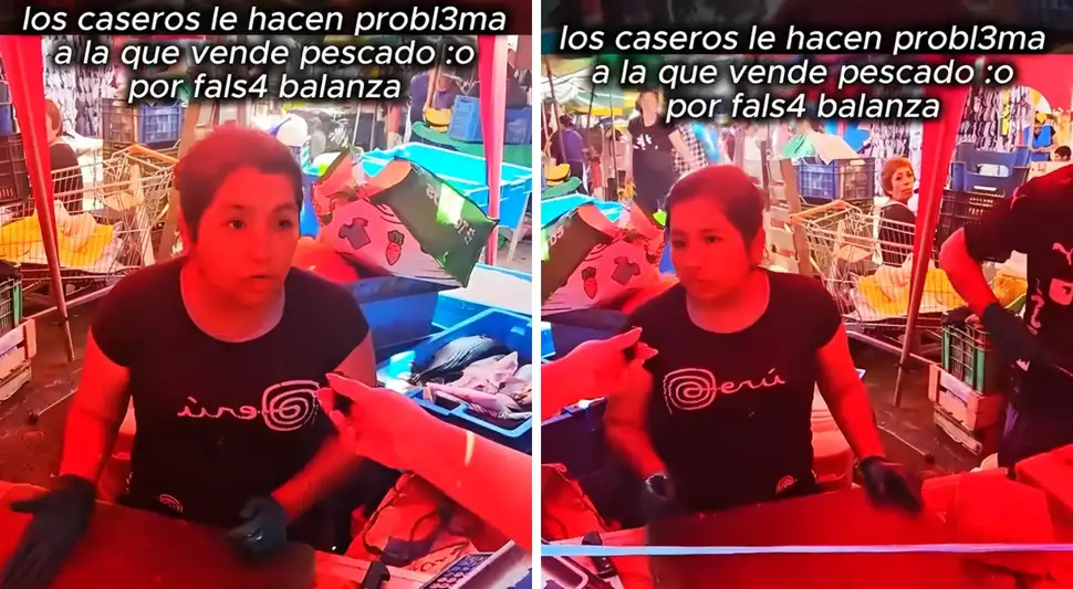 Durante su reportaje, Villalobos confrontó a una vendedora que no pesaba correctamente los productos. La situación se intensificó cuando otros compradores se unieron a la discusión, casi llegando a los golpes.