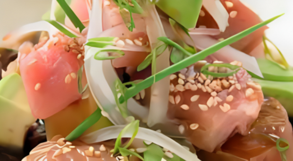 Ceviche apaltado de atún Ceviche apaltado de atún