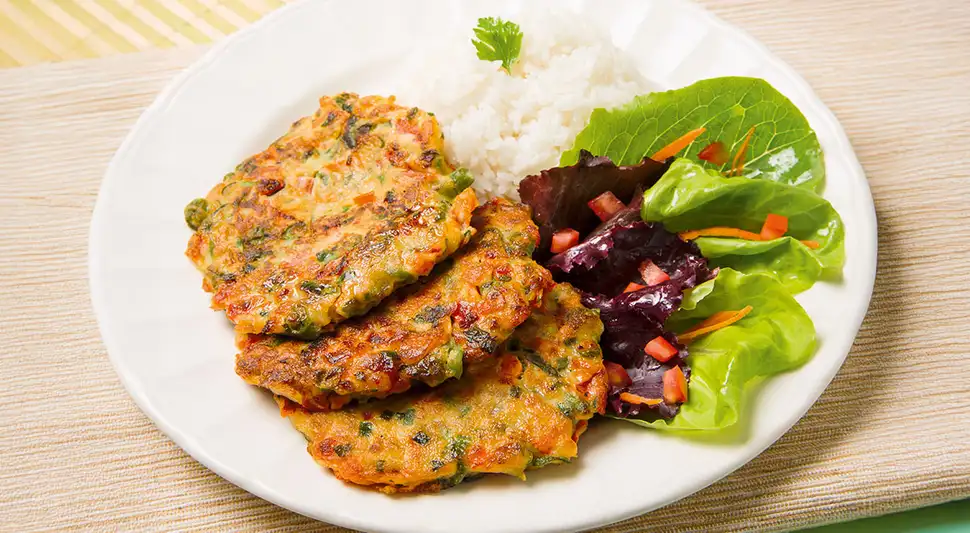 Torreja de verduras fácil y saludable