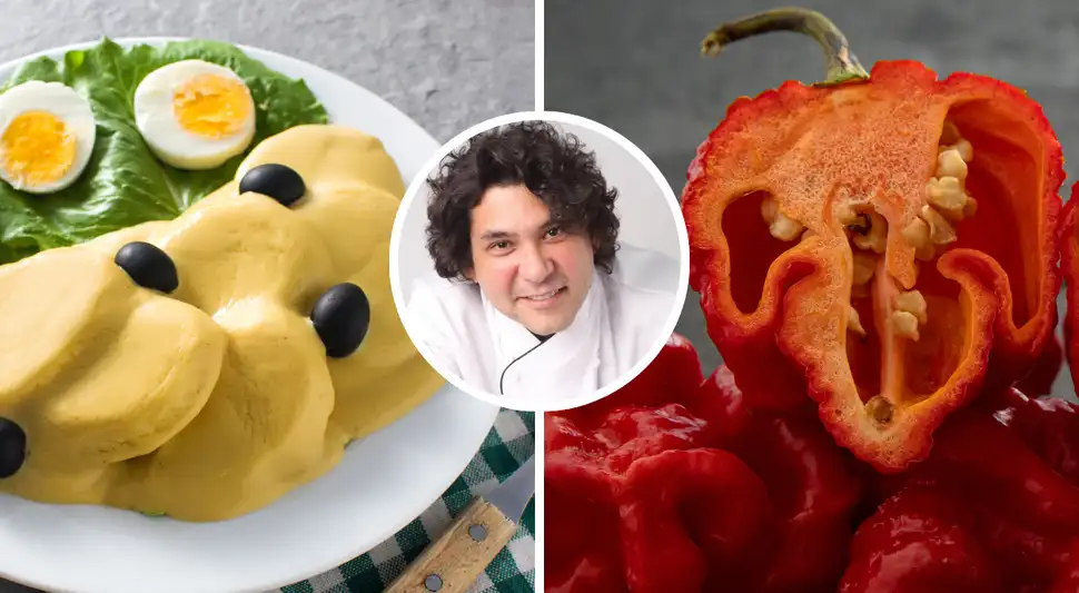 Gastón Acurio presenta su versión "para valientes", que combina ají amarillo, rocoto y ají limo, creando una experiencia intensa y picante. Foto: Envato ft. Buenazo