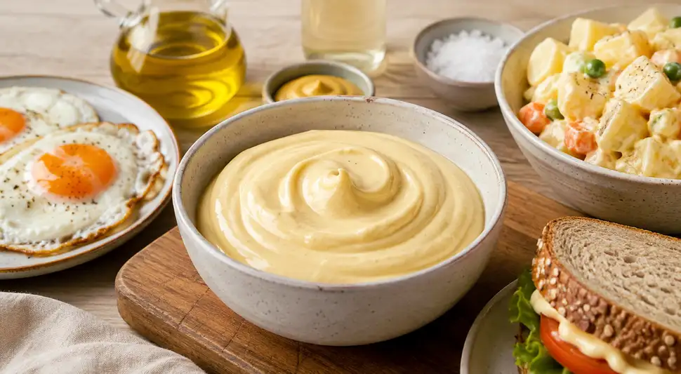 Mayonesa de huevo frito: receta casera cremosa y más segura